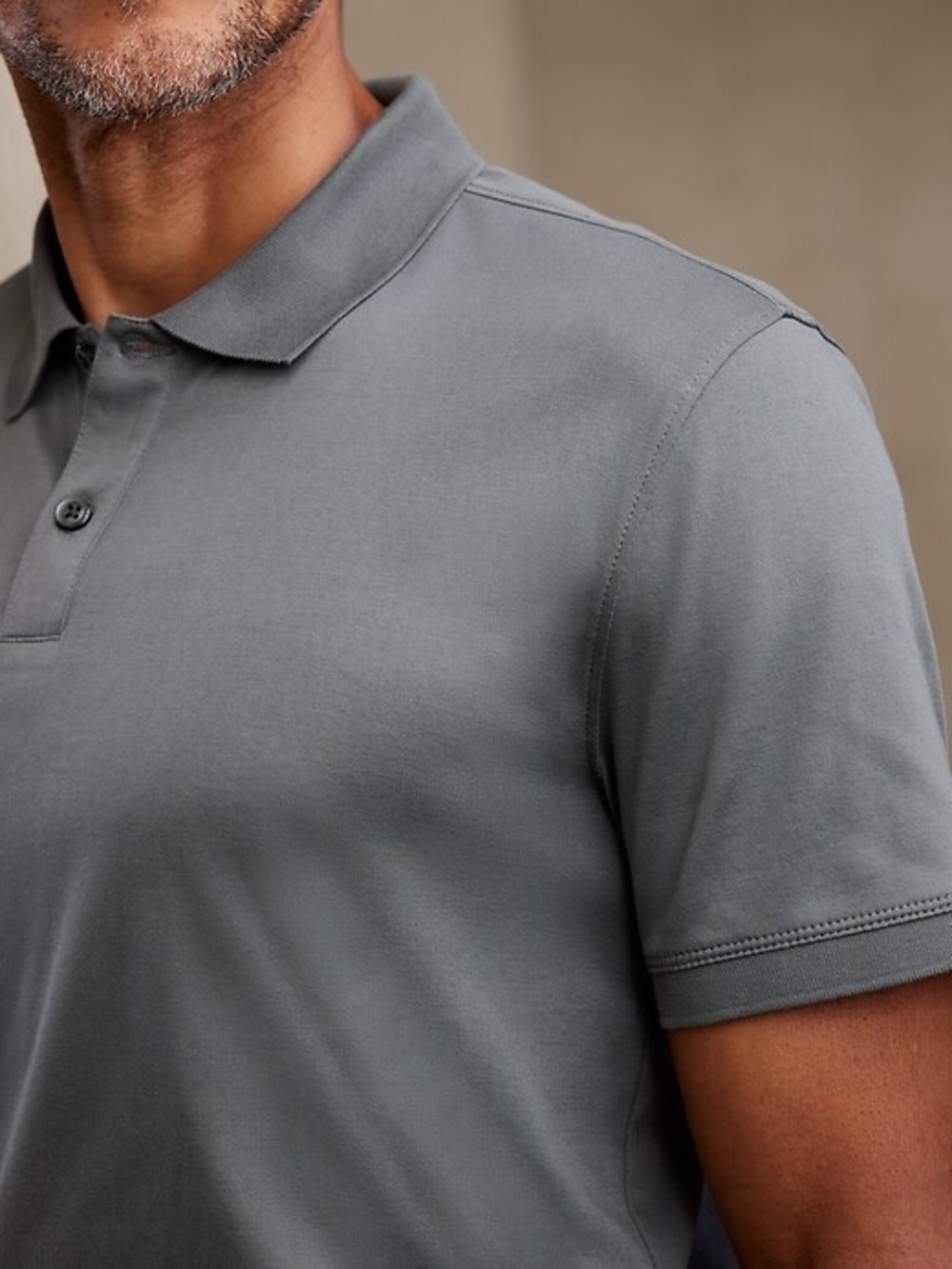 Banana Republic Performance Golf Polo – Gray, Size XS
